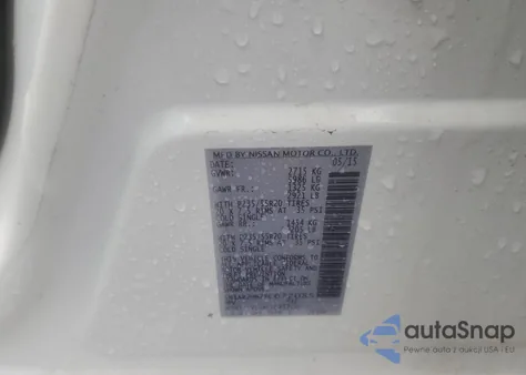 2015 Nissan Pathfinder Platinum/S/Sl/Sv из США, поврежденный, VIN 5N1AR2MN7FC672085